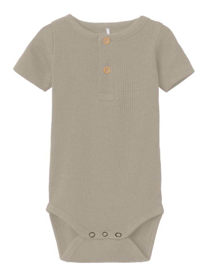 Grandad Kurzarmbody in pure cashmere