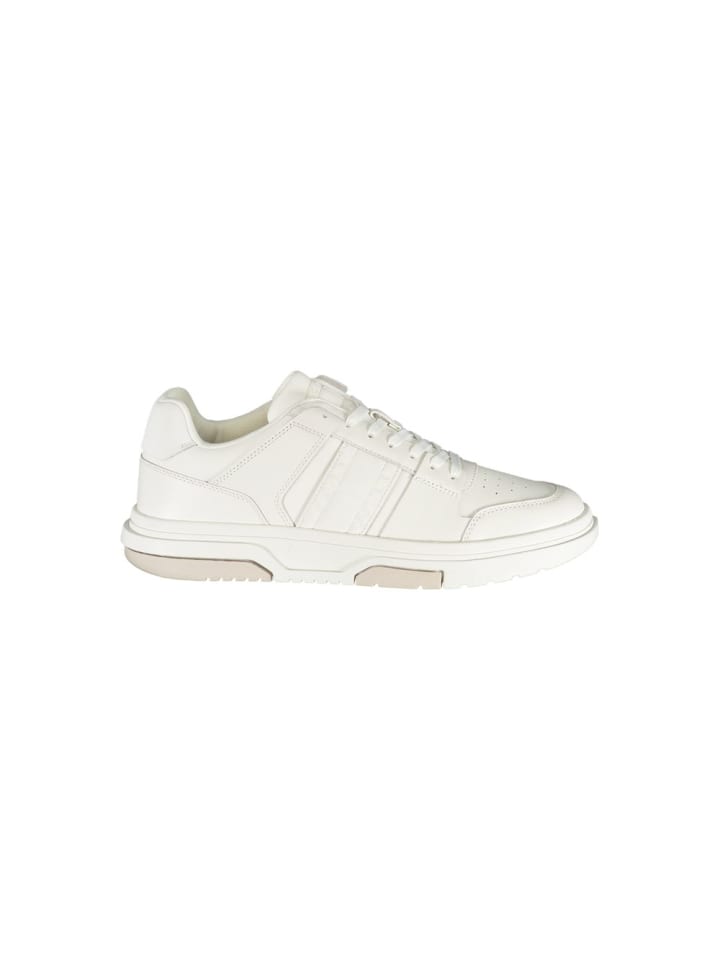 Weiß Polyurethan Herren Sneaker