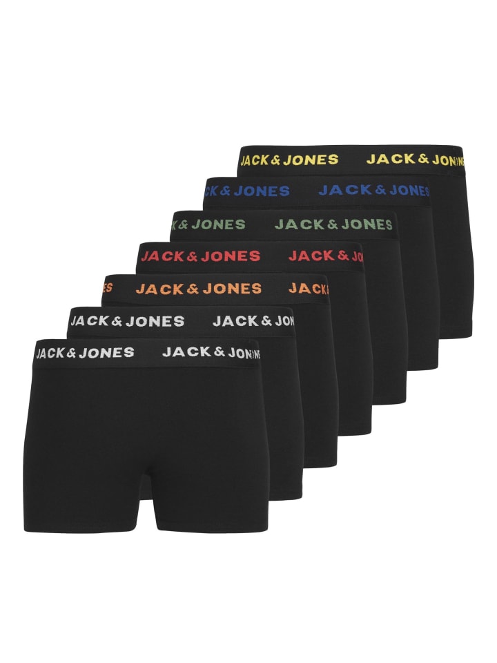 Boxershort 7er Pack in Schwarz