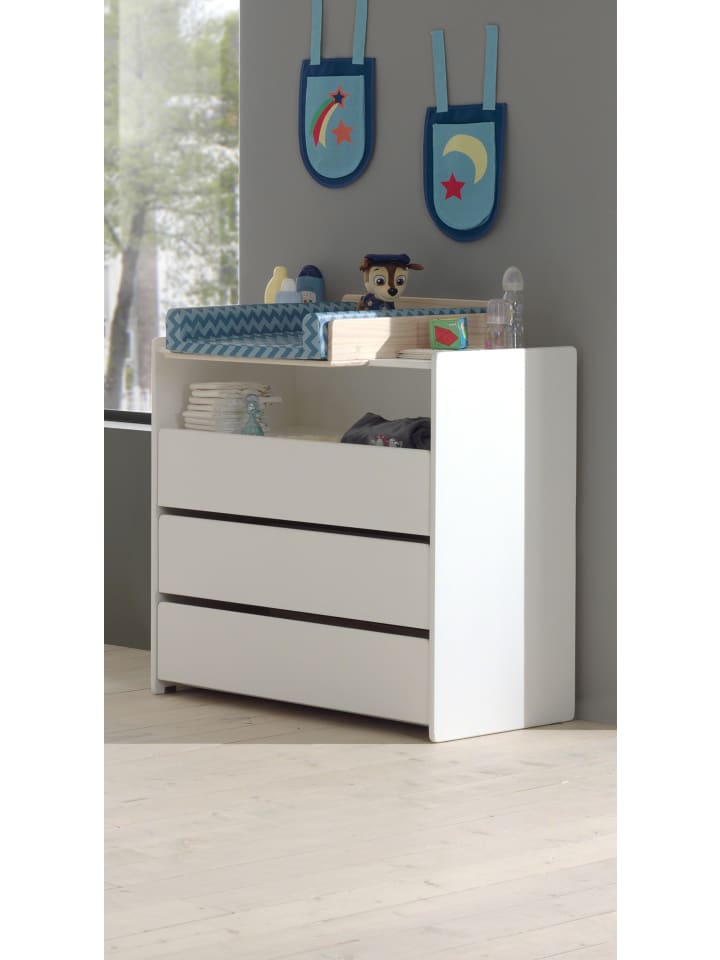 WICKELAUFSATZ Karilynn 72x53x14 Massivholz Natur