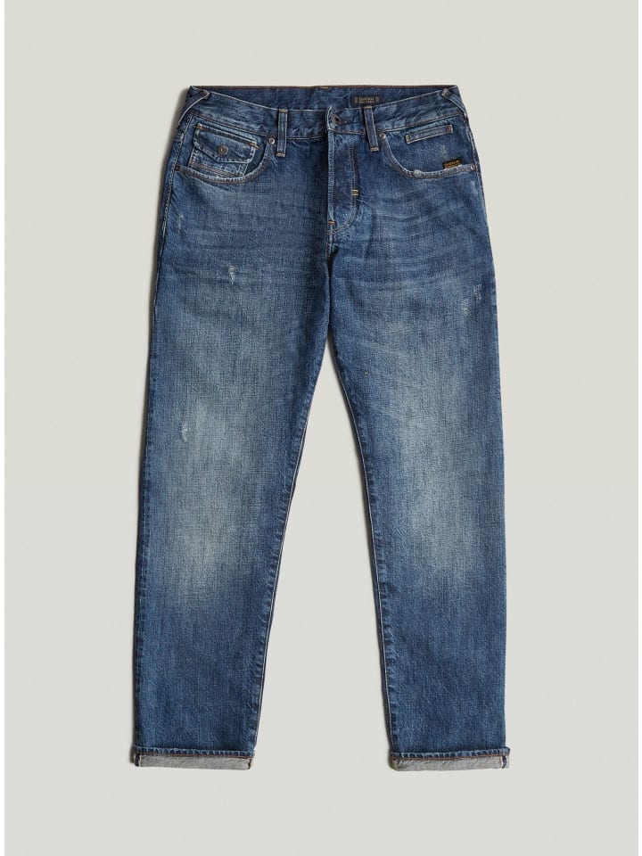Morry FWD Regular Tapered Selvedge Jeans faded pacific
