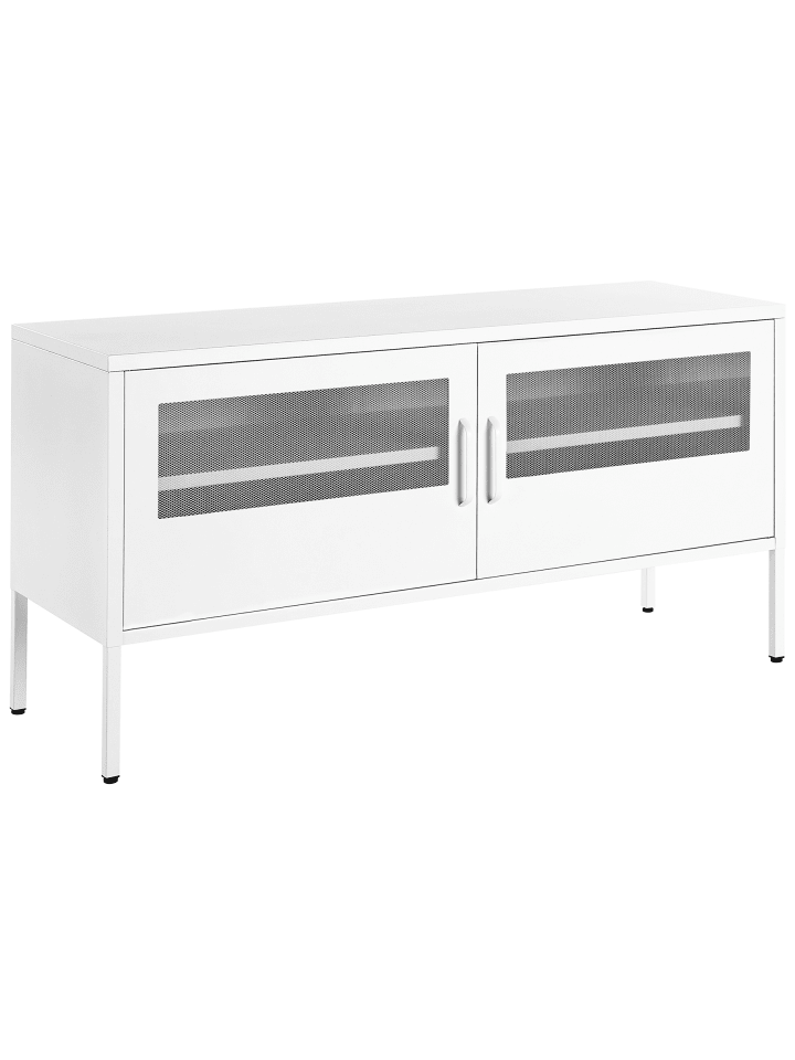Büroschrank MORLEY in Weiß - (W) 118 x (H) 60 x (L) 40 cm
