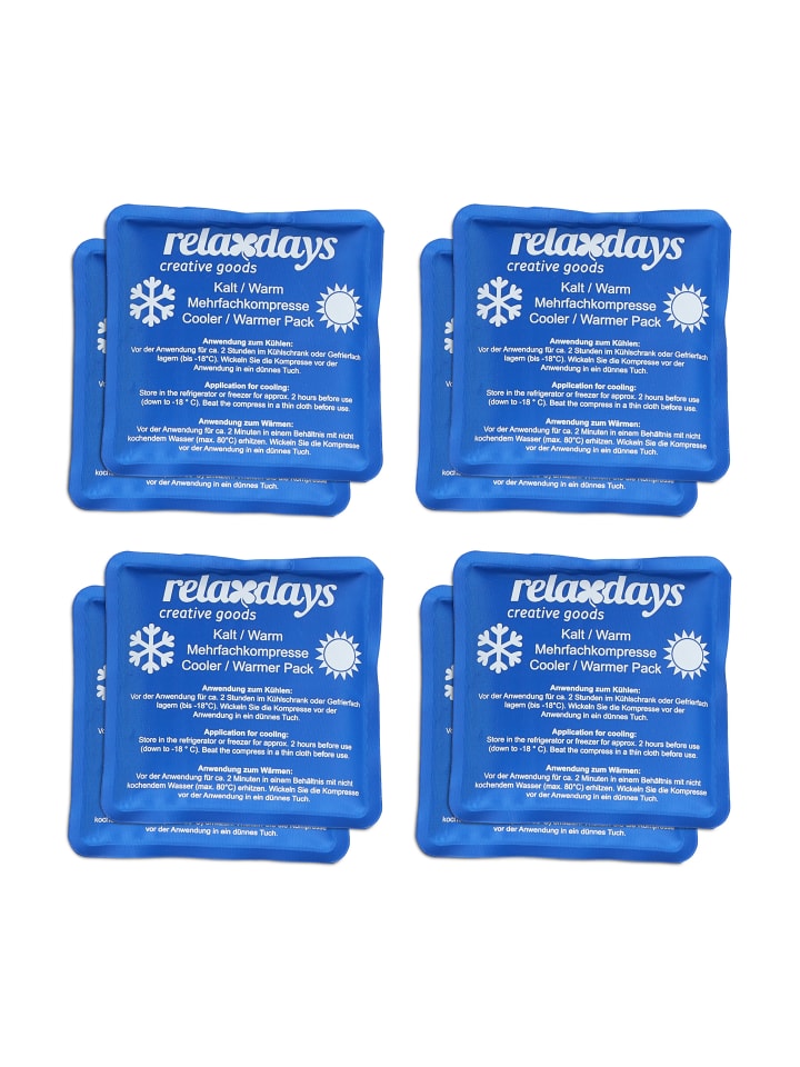 8 x Kühlpad in Blau