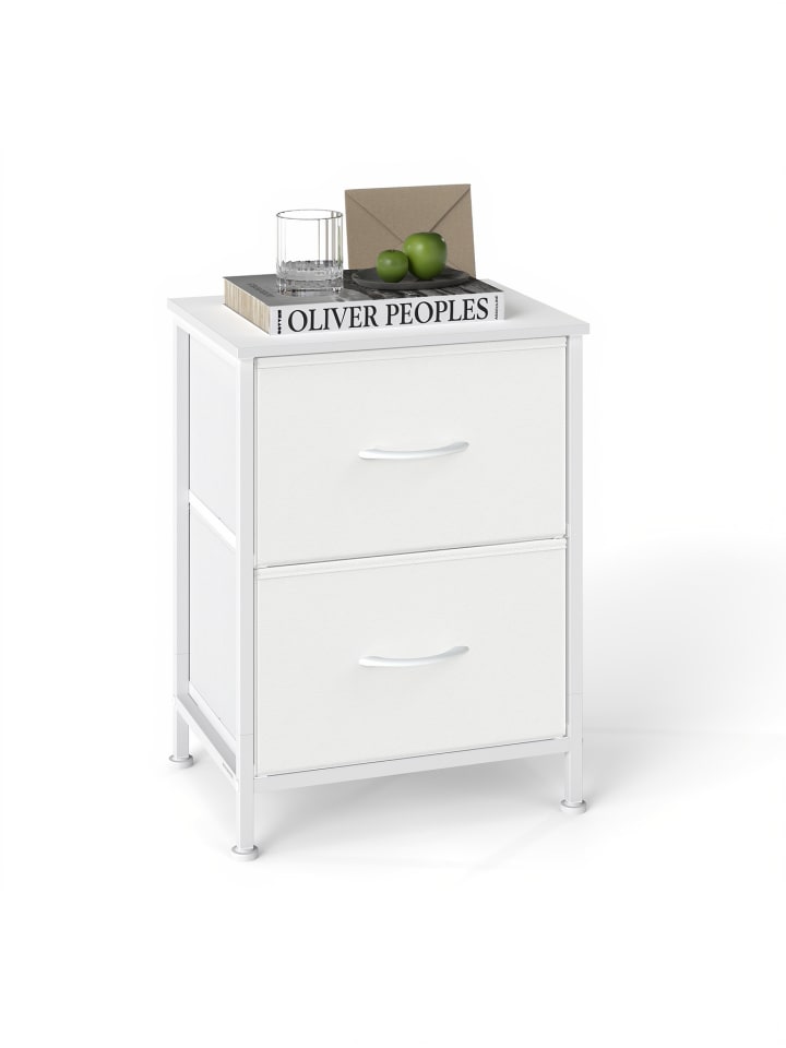 Kommode Bellah in Wolkenweiß - (B)39.6 x (H)52.2 x (T)30 cm