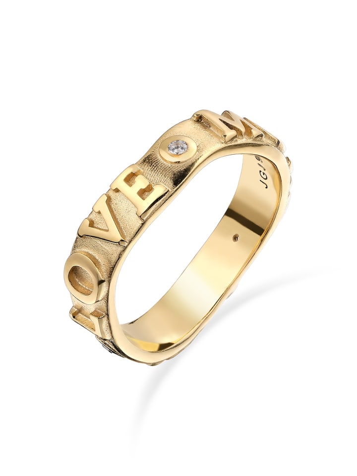 Ring 925 Sterling Silber in Gold