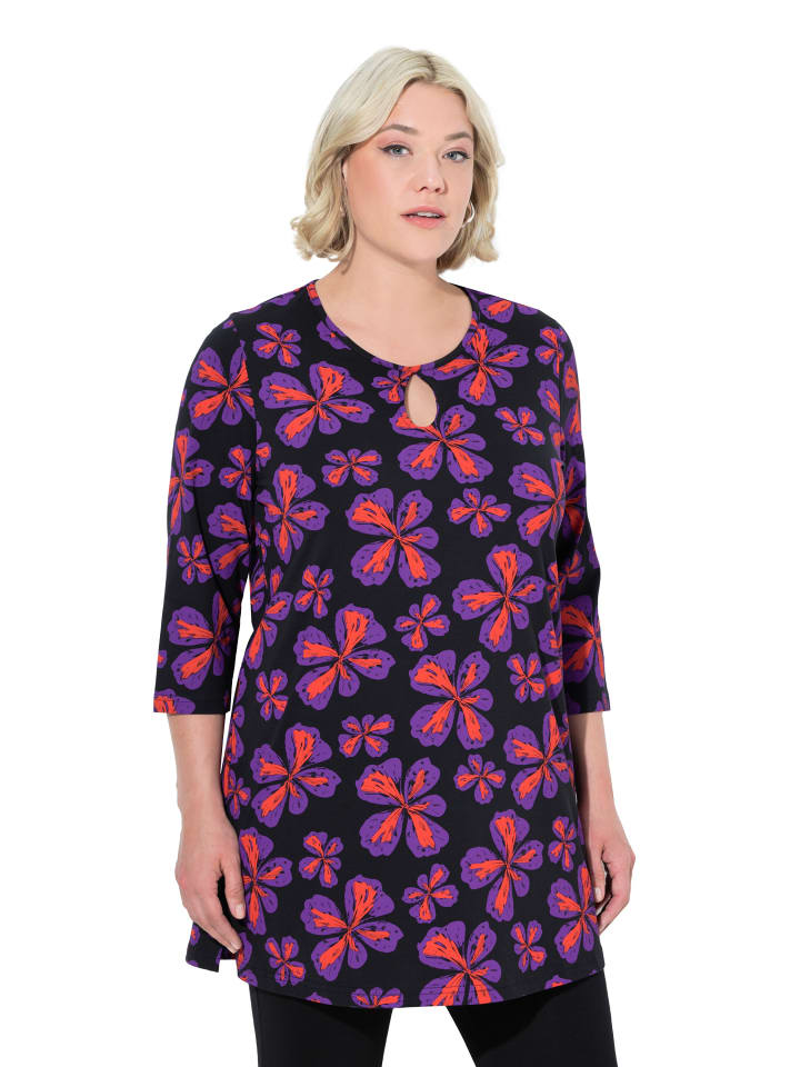 Longshirt in schwarz