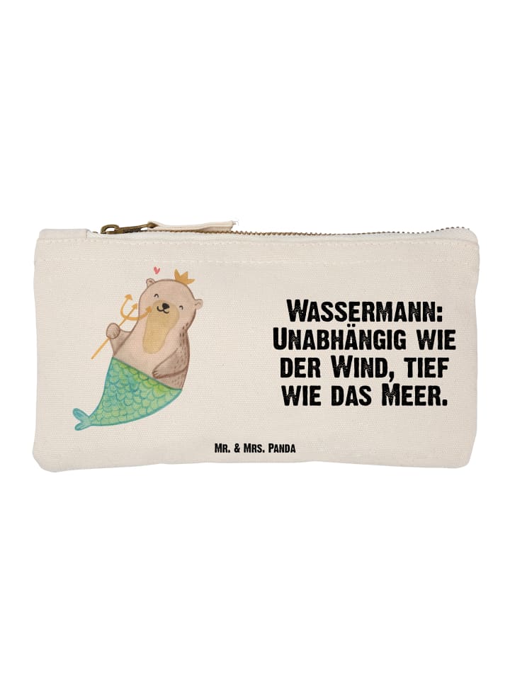 NeZeichenssaire Wassermann Astrologie mit Spruch in Weiß
