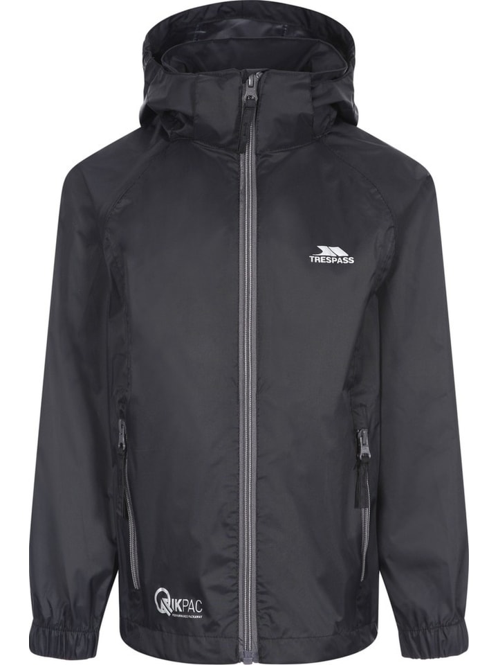 Kinder Regenjacke in Schwarz