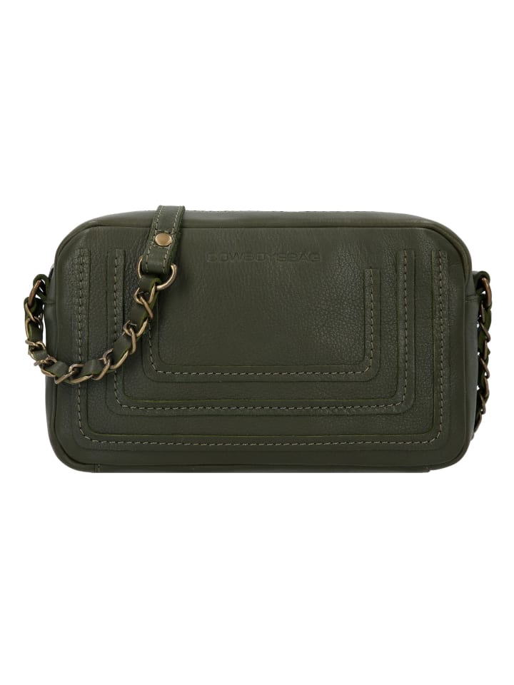 Chained Feltham Umhängetasche Leder 22 cm avocado