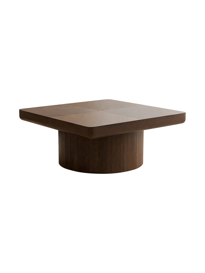 Couchtisch in Braun 78 cm mit Holzmaserung Muster für Wohnzimmer