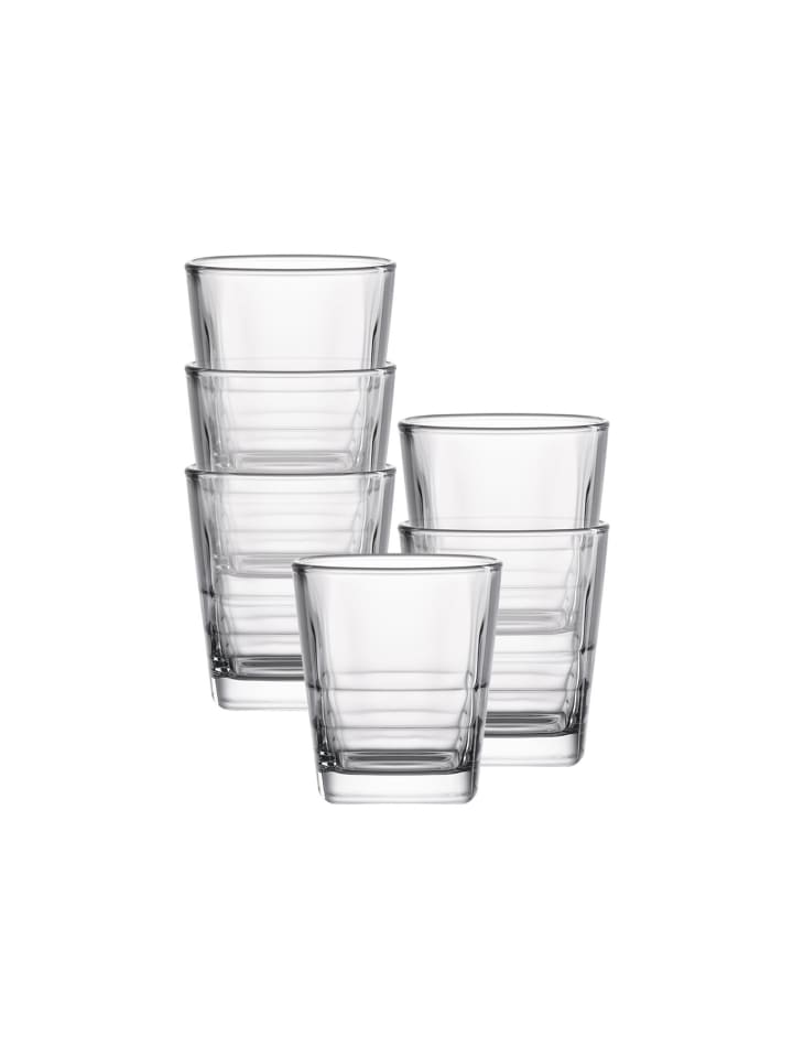 6er Set Whiskygläser Bali in Transparent 300 ml