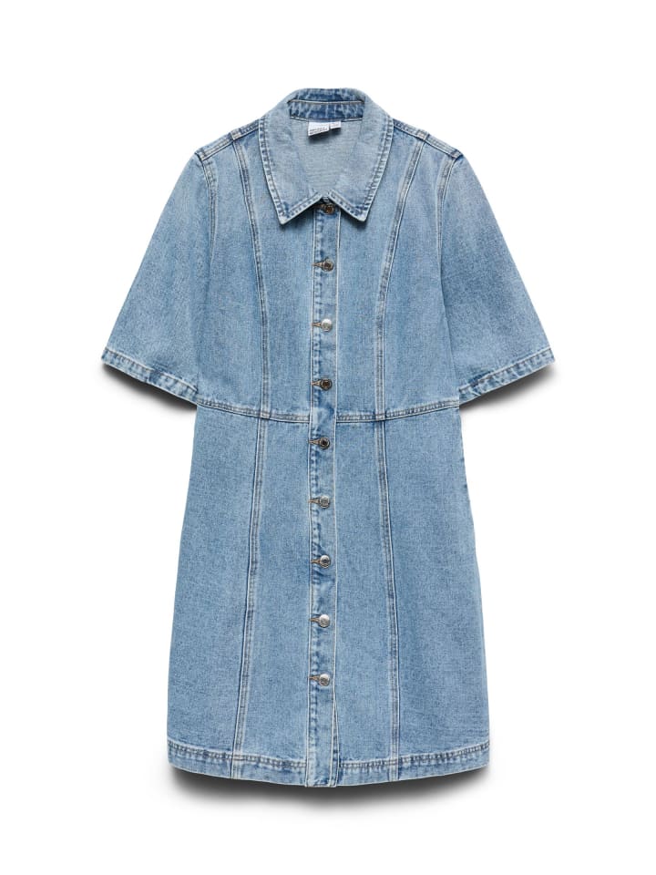 Jeanskleid in Light Blue Denim
