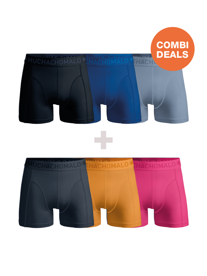 6er-Set: Boxershort in Mehrfarbig - für Herren