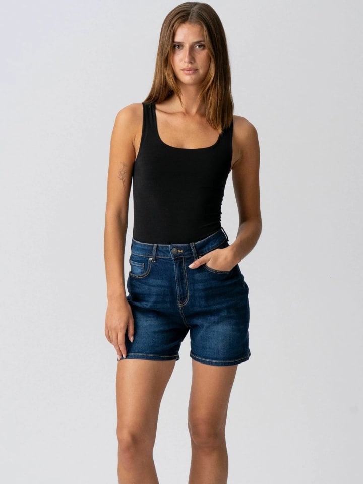 Shorts De Originale in Dark Blue Denim