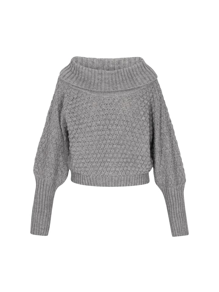 Women Sweater in grey melange