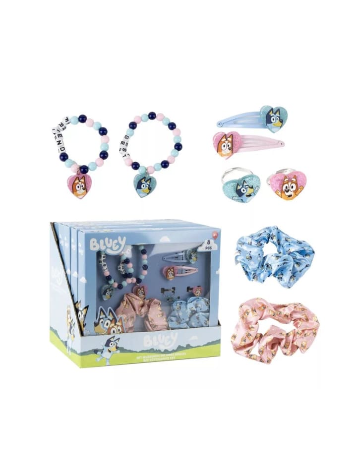 Happy 8-teiliges Haaraccessoire- und Schmuckset