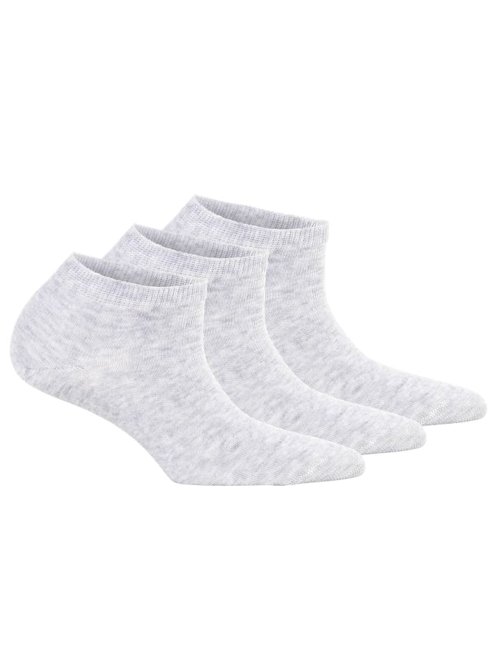 Socken 3er Pack in Grau