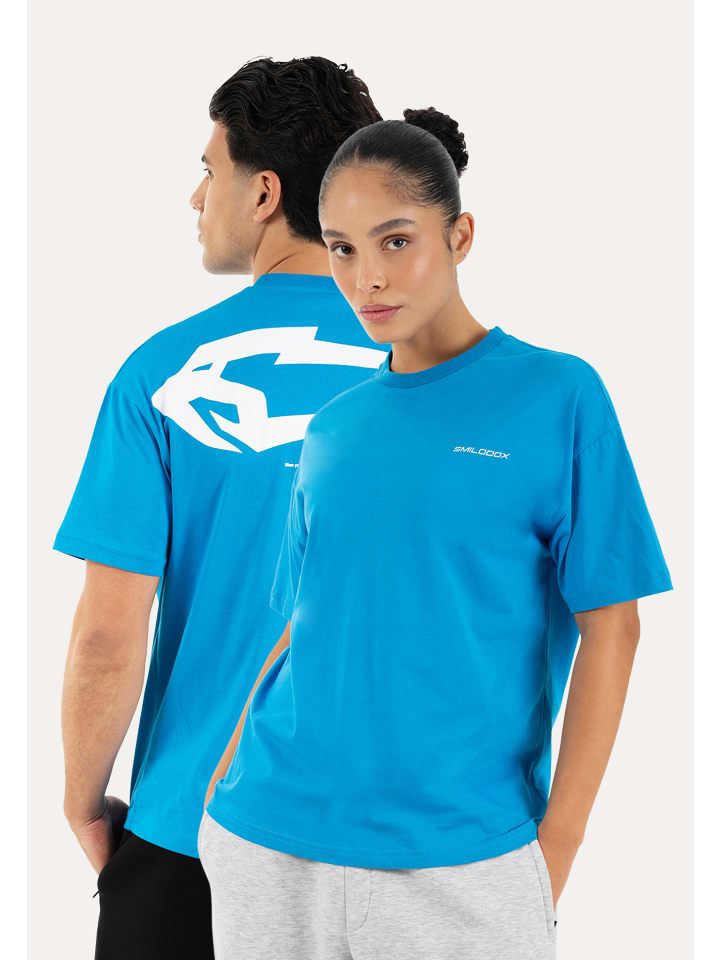 Unisex Oversize T-Shirt Tane in Blau