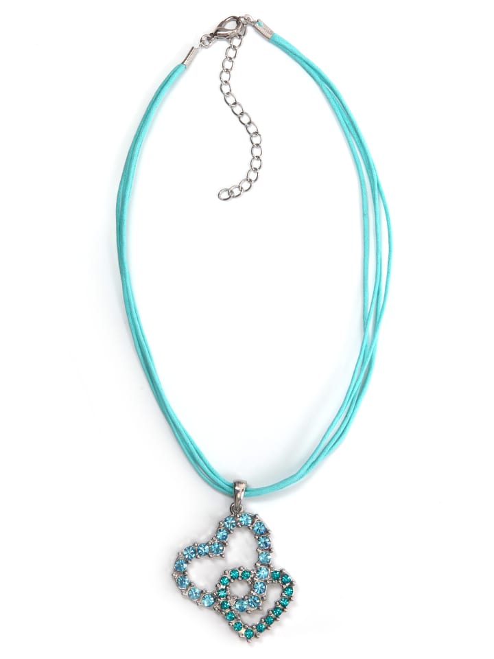 Trachtenkette " Wally " in blau