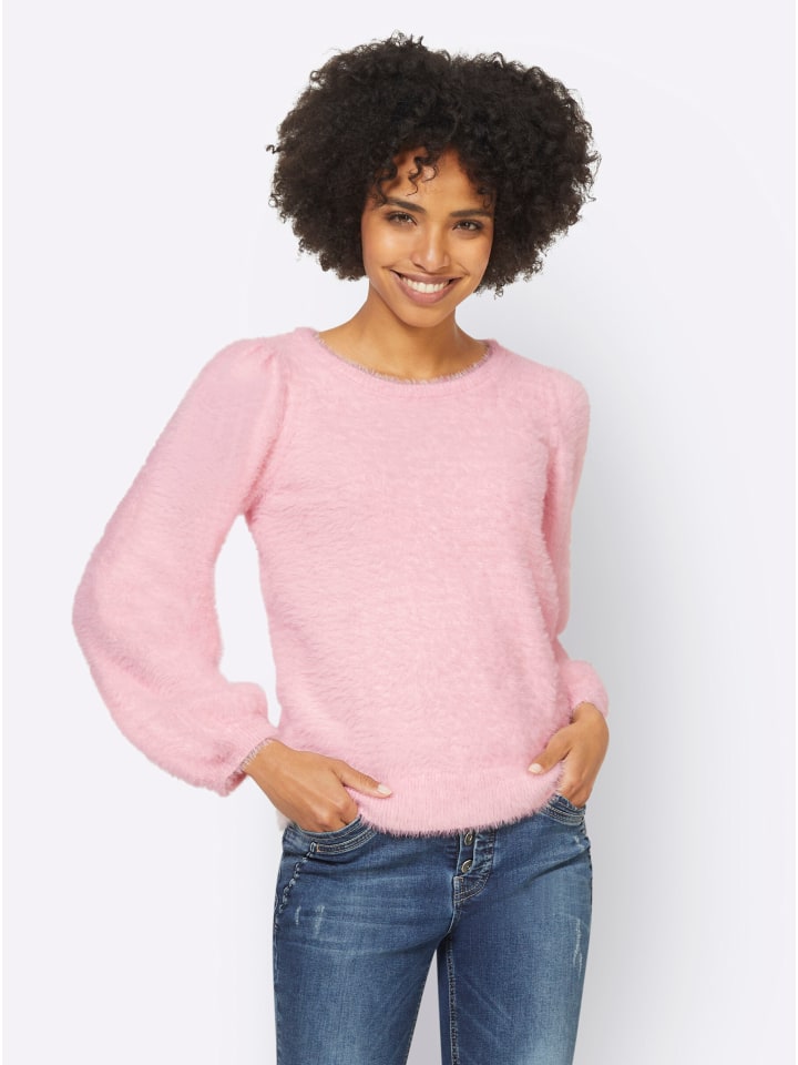 Pullover in hellrosé