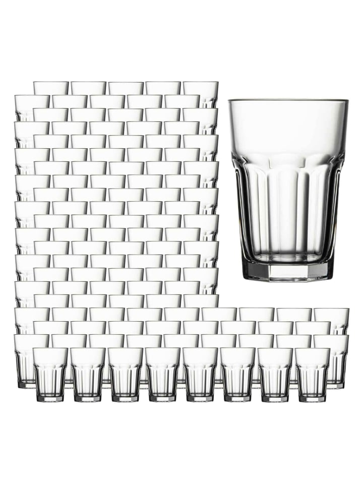 120er Set Longdrinkgläser Casablanca in Transparent 355 ml