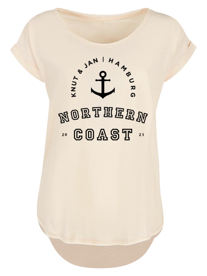 Cut | Jan Knut Long Whitesand kaufen in & limango F4NT4STIC Nordsee T-Shirt Coast günstig Hamburg Northern