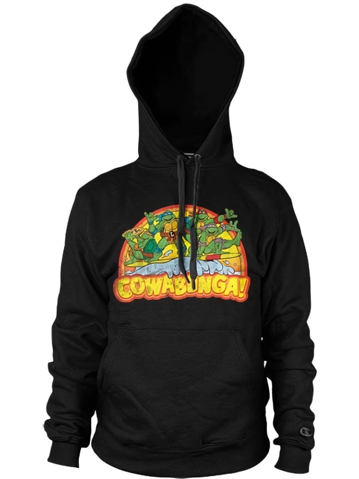 Hoodie "TMNT Cowabunga Big Tall Hoodie" in Schwarz