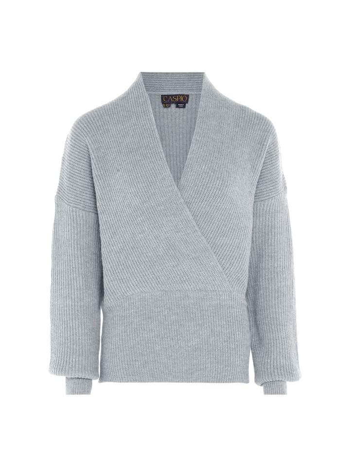 Damen Sweater in HELLGRAU MELANGE