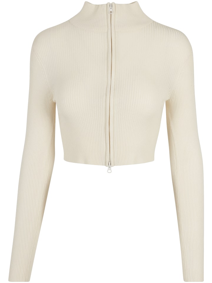 Cardigan in whitesand