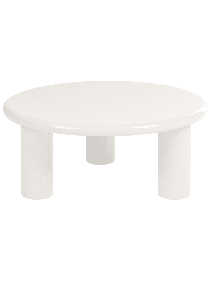 Couchtisch ITASCA in Weiß - (W) 80 x (H) 35 x (L) 80 cm