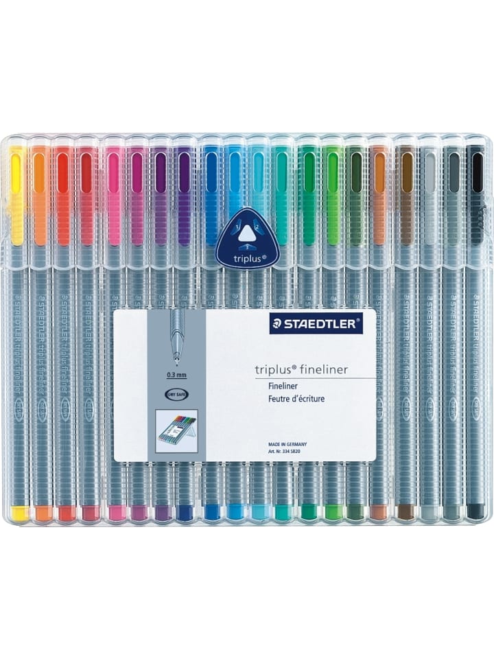 Fineliner triplus 0,3mm 20-er Box sortiert
