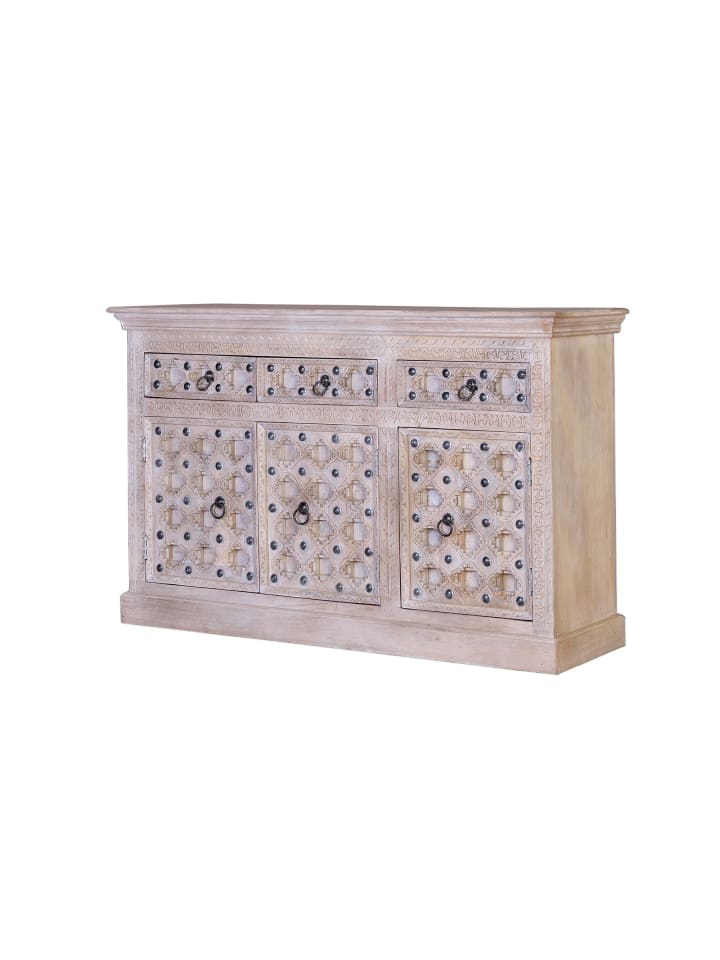 Sideboard aus Mangoholz in Multicolored