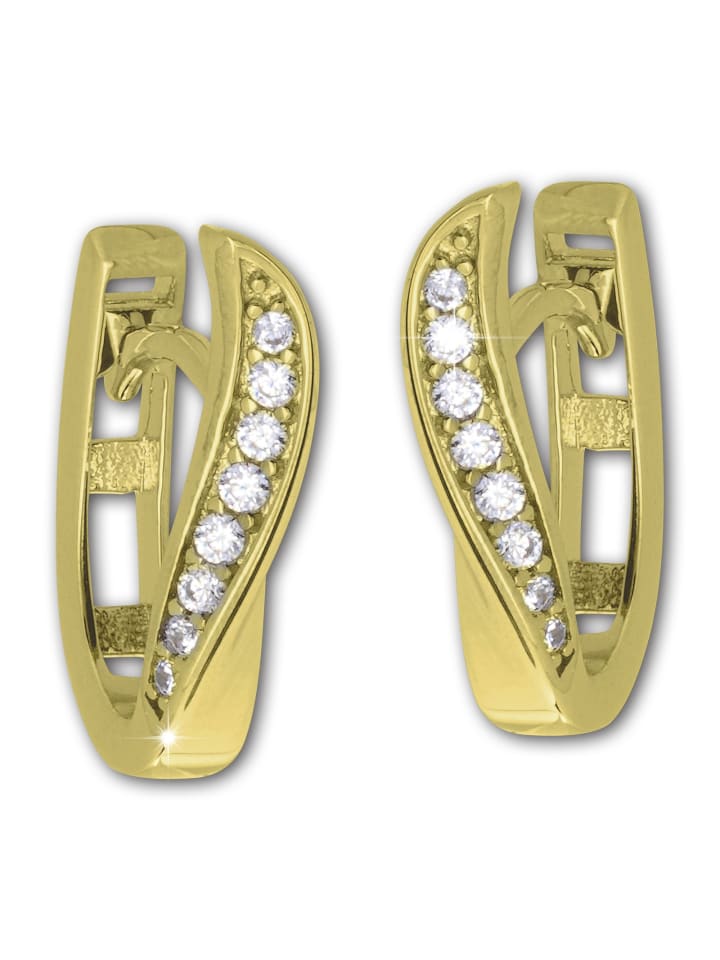 Ohrringe Gold 333 Gelbgold - 8 Karat Turned Creolen
