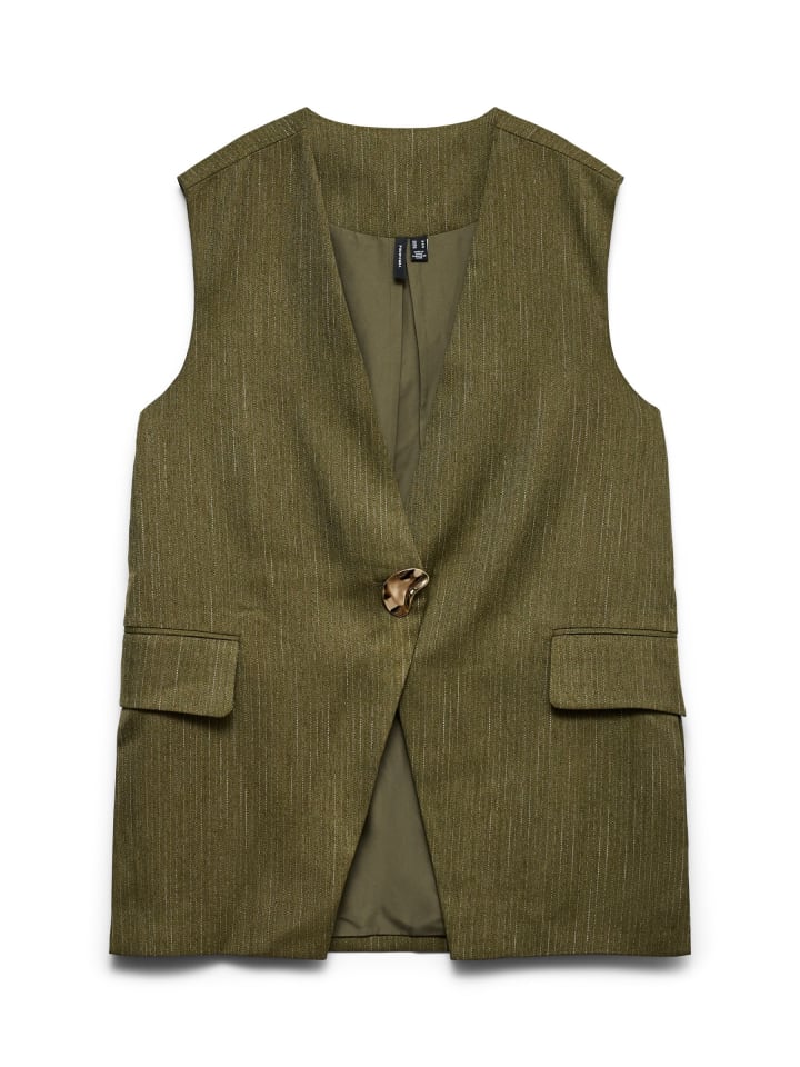 Weste in Dark Olive
