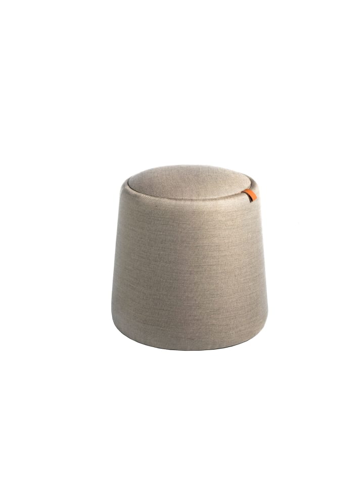 Pusteblume 5073 in Grau / Eiche – Ø44 x (H)40 cm
