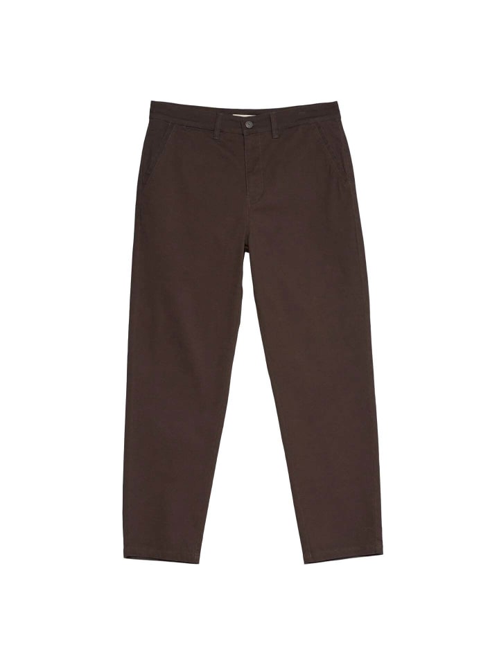 Chinohose Relaxed in Dark Brown