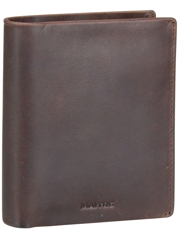Geldbörse Birkheim Friedolf BillFold LV8 in Dark Brown