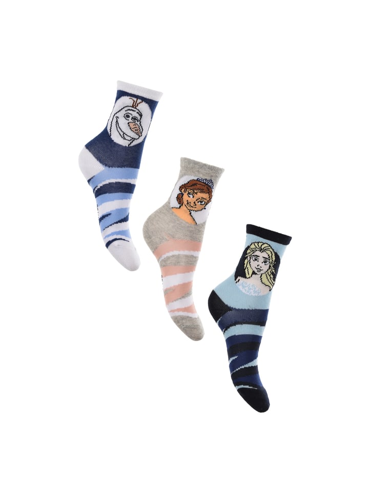 3er-Set: Socken Strümpfe in Mehrfarbig