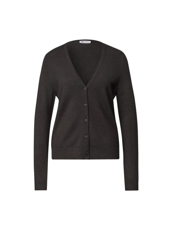 Pullover in black coffee mel.