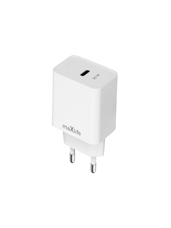 Maxlife MXTC-13-20C PD QC Ladegerät 1x USB-C 20W weiß
