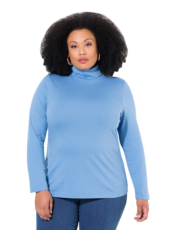 Shirt in helle kornblume