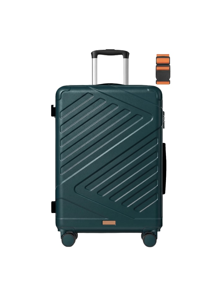 Koffer Trevo in Türkis - (B)45 x (H)25 x (T)65 cm