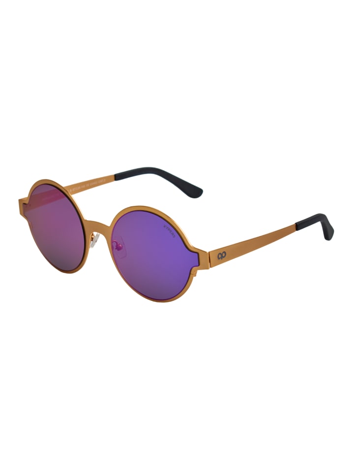Sonnenbrille in Gold
