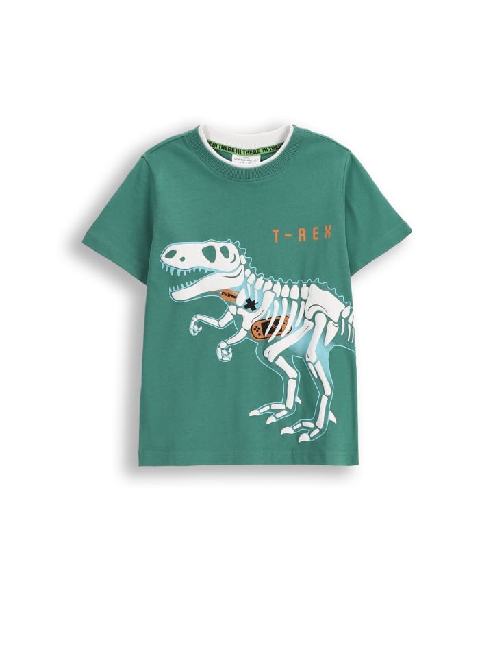 T-Shirt mit kurzen Ärmeln in grün