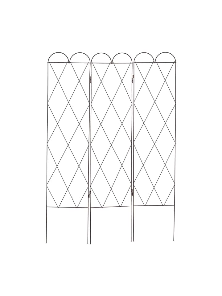 Rankgitter in Rotbraun - (H)162,5 cm