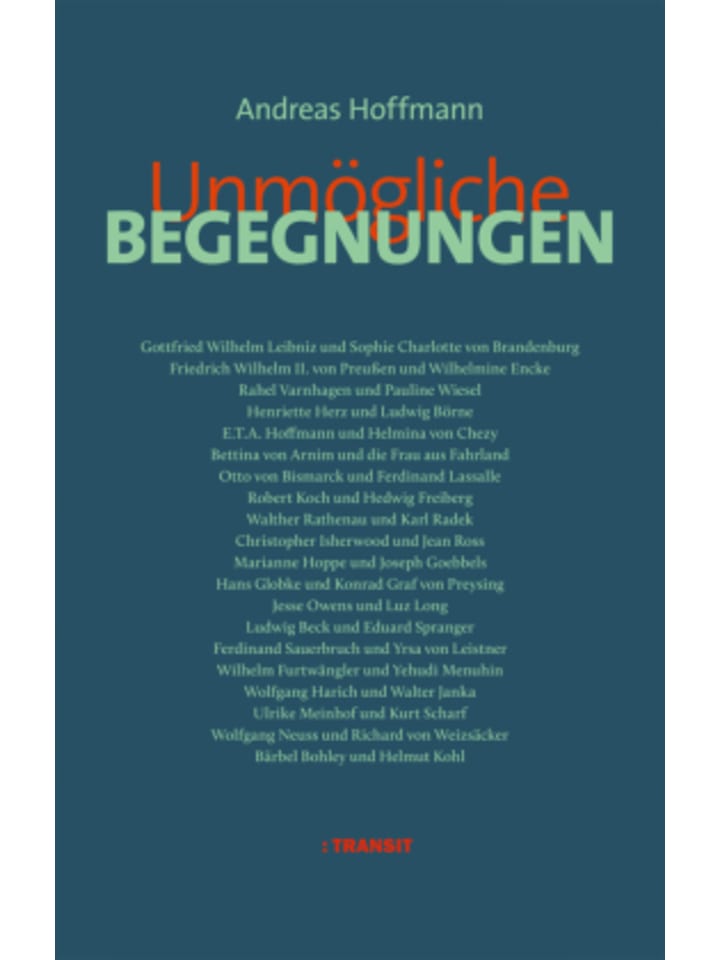 Buch - Unmögliche Begegnungen