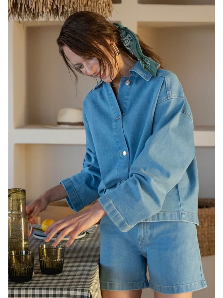 Jeansjacke "WOR19500" in Hellblau