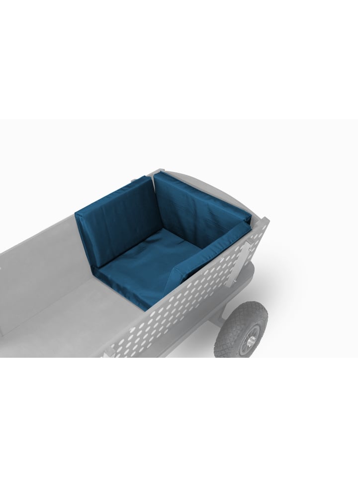 Beachtrekker Sitzkissen Style, Blau (geeignet für div. andere Holzbollerwagen)