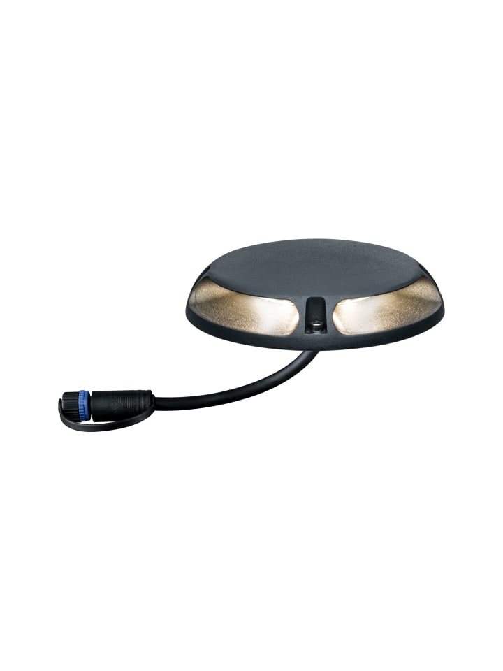 Plug & Shine LED Bodenaufbauleuchte Warmweiß Einzelspot Zweifacher Lichtaustrit