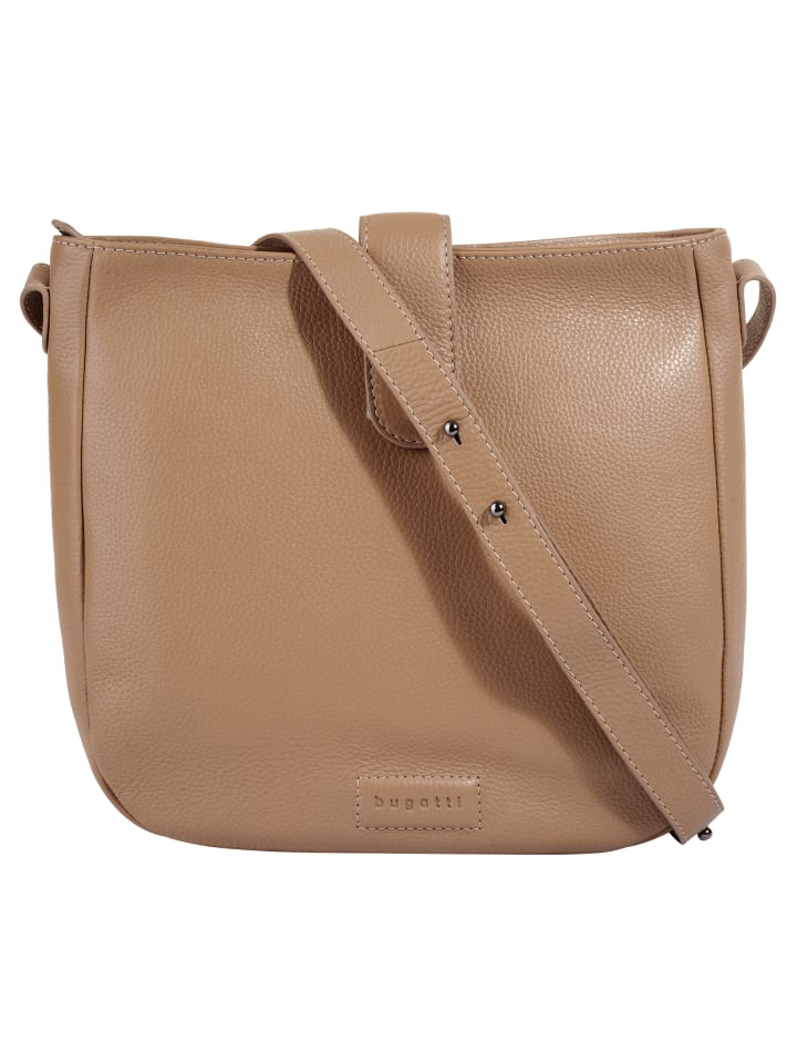 Handtasche ELSA echt Leder in sand